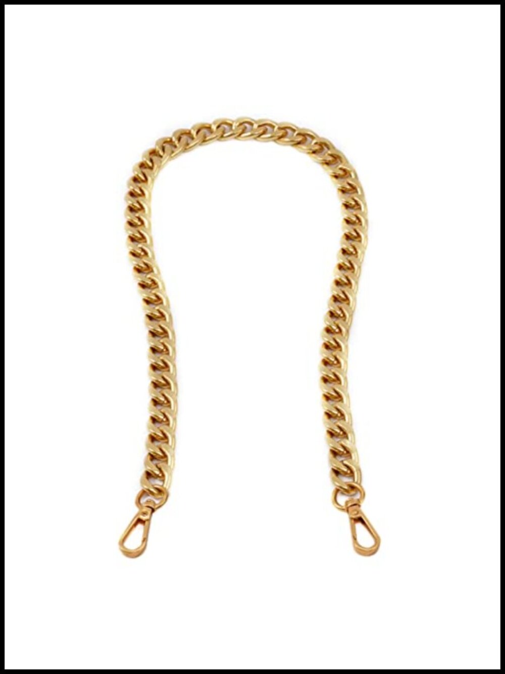 Aluminum Purse Chain Strap Replacement 26" Shoulder Crossbody Bag Chain